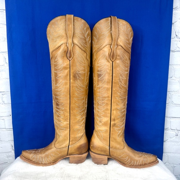 🚫🚫🚫SOLD! •|•FREEBIRD🦅BY STEVEN•| MISTY($495) TALL Snip Toe Western Boots - Picture 8 of 16